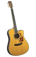 Blueridge BR-180CE Historic Series Cutaway Acoustic-Electric Dreadnaught Guitar - Bluegrass Instruments