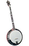 Flinthill FHB-300 Traditional 5-String Resonator Banjo - Flat Head - Bluegrass Instruments