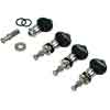 Golden Gate Friction Banjo Tuners - Black Buttons - Bluegrass Parts